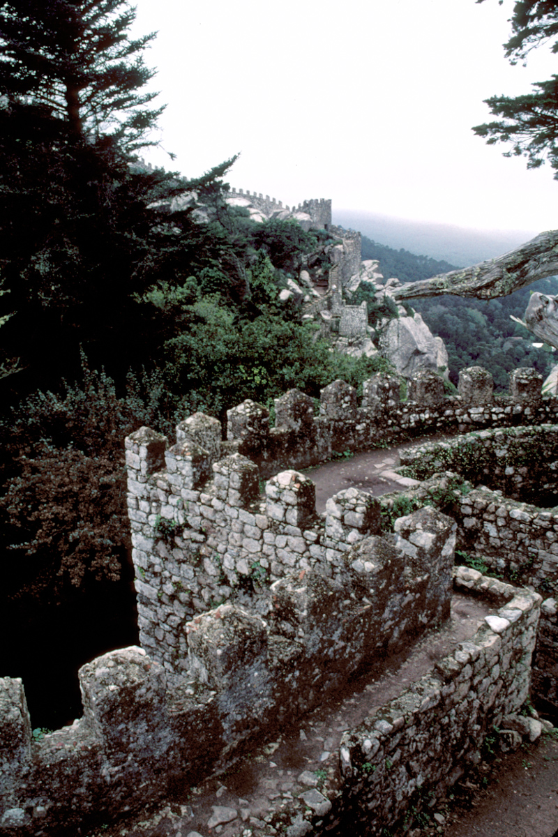 Atop the Walls of the Moorish Castle