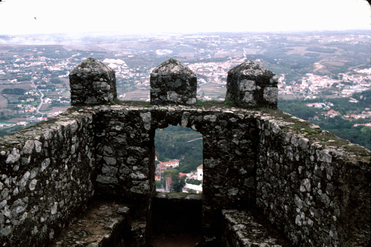 View Through the Castle Walls