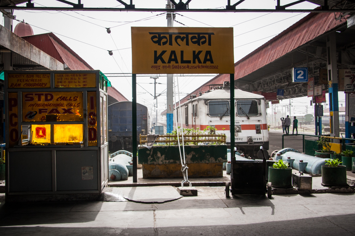 Station Sign at Kalka
